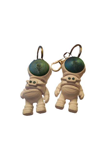 Tiny Astronaut Keychain